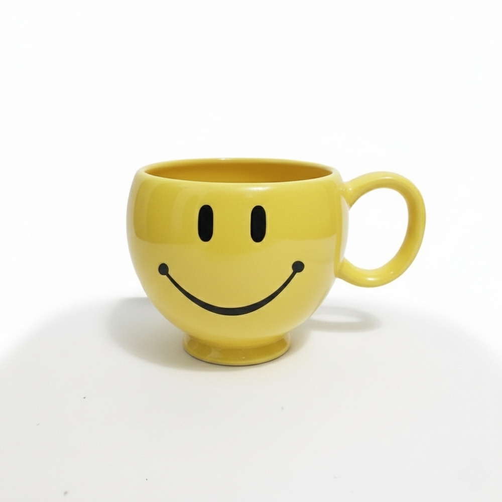 Yellow Smiley Face Coffee Mug
